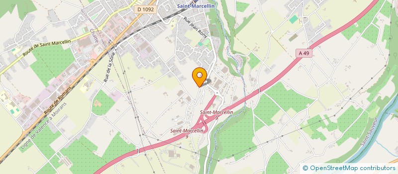 localisation de l'entreprise LES ACACIAS à SAINT-MARCELLIN