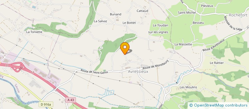localisation de l'entreprise LES ACACIAS à AVRESSIEUX