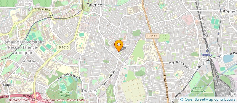 localisation de l'entreprise LES ACACIAS  TALENCE