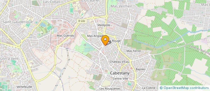 localisation de l'entreprise LES ACACIAS  CABESTANY