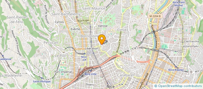 localisation de l'entreprise LES ACACIAS à NICE