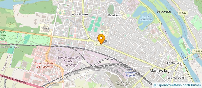 localisation de l'entreprise LES ACACIAS  MANTES-LA-JOLIE