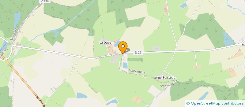 localisation de l'entreprise LES ACACIAS  MAISONTIERS