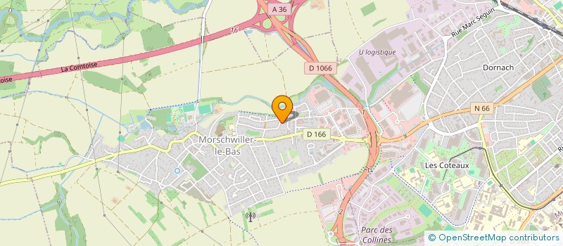 localisation de l'entreprise LES ACACIAS  MORSCHWILLER-LE-BAS