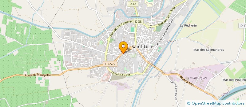 localisation de l'entreprise LES ACACIAS à SAINT-GILLES
