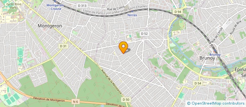 localisation de l'entreprise LES ACACIAS  YERRES