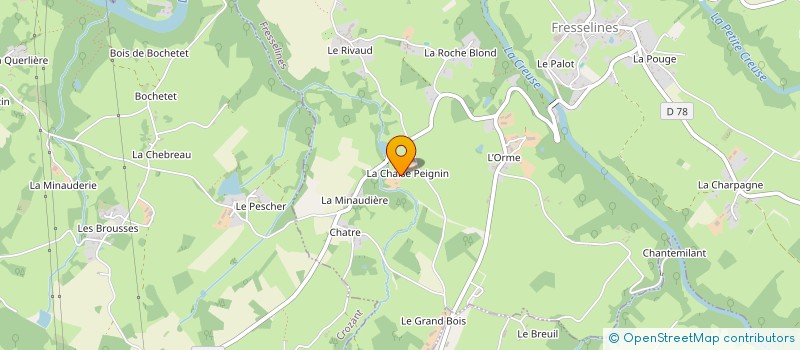 localisation de l'entreprise LES ACACIAS à FRESSELINES