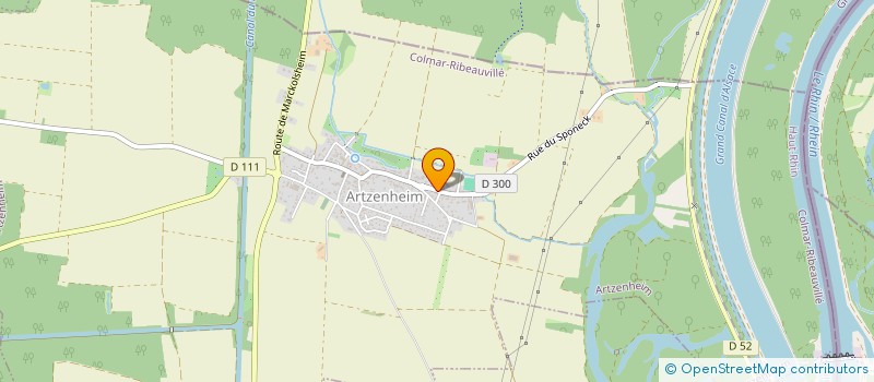 localisation de l'entreprise LES ACACIAS  ARTZENHEIM