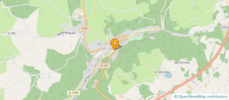 localisation de l'entreprise LES ACACIAS  PLOMBIERES-LES-BAINS