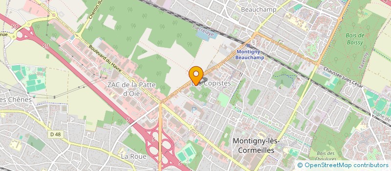 localisation de l'entreprise LES ACACIAS  HERBLAY-SUR-SEINE