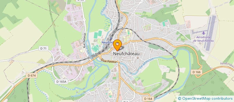 localisation de l'entreprise LES ACACIAS  NEUFCHATEAU