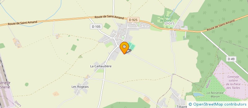 localisation de l'entreprise LES ACACIAS à DIORS