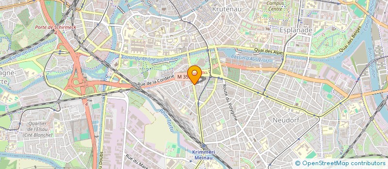localisation de l'entreprise LES ACACIAS à STRASBOURG