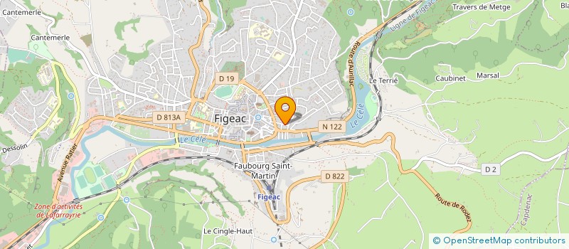 localisation de l'entreprise LES ACACIAS DE PELIGRY  LISSAC-ET-MOURET