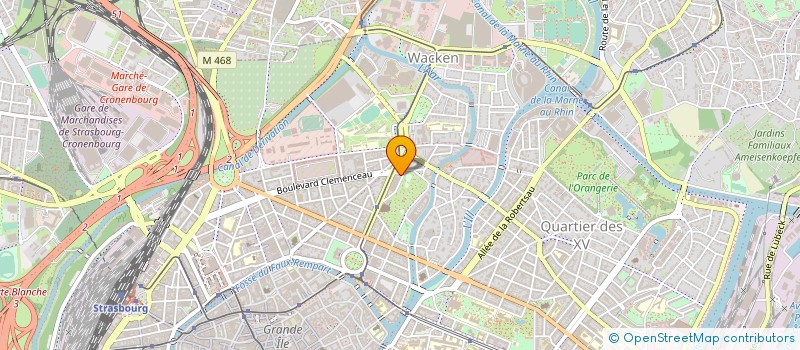 localisation de l'entreprise LES ACACIAS II à STRASBOURG
