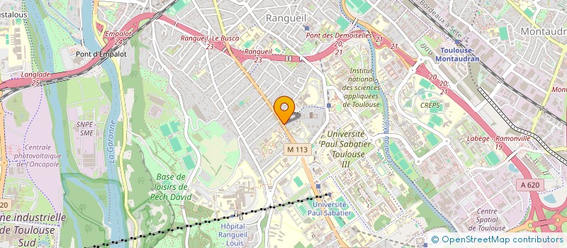 localisation de l'entreprise LES ACADEMIADES DE RANGUEIL  TOULOUSE