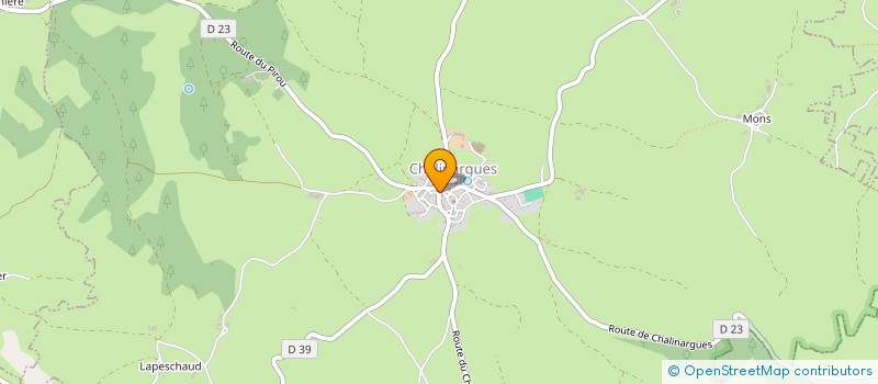 localisation de l'entreprise LES ACAJOUS à NEUSSARGUES EN PINATELLE