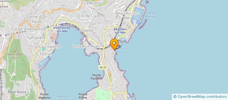 localisation de l'entreprise LES ACANTHES à SAINT-JEAN-CAP-FERRAT