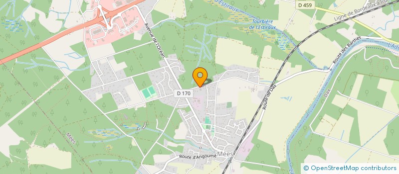 localisation de l'entreprise LES ACCACIAS  MEES