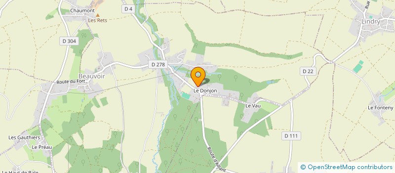 localisation de l'entreprise LES ACCACIAS  BEAUVOIR