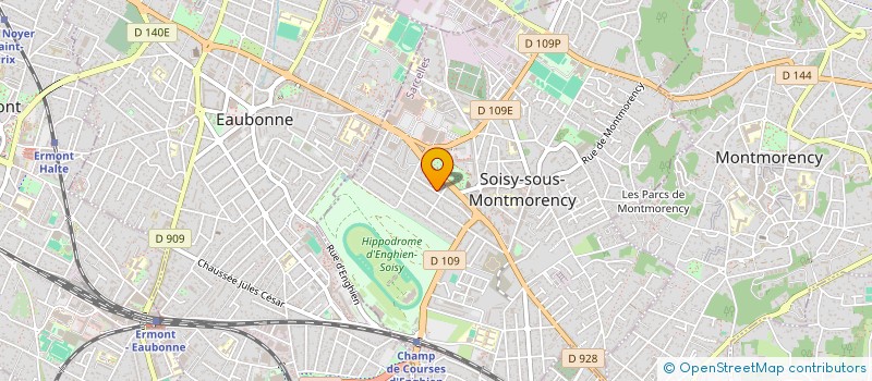 localisation de l'entreprise LES ACCACIAS  SOISY-SOUS-MONTMORENCY