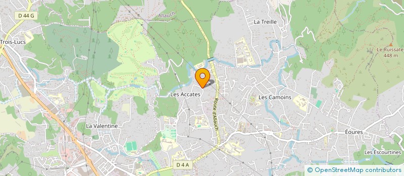 localisation de l'entreprise LES ACCATES à MARSEILLE 11EME