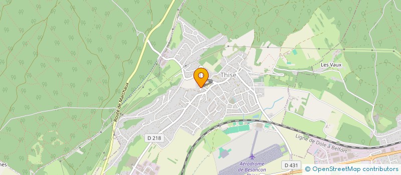 localisation de l'entreprise LES ACCROCHE-LIVRES  ROCHE-LEZ-BEAUPRE