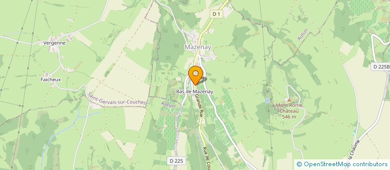 localisation de l'entreprise LES ACCROS DE LA MERCERIE à CHAMILLY