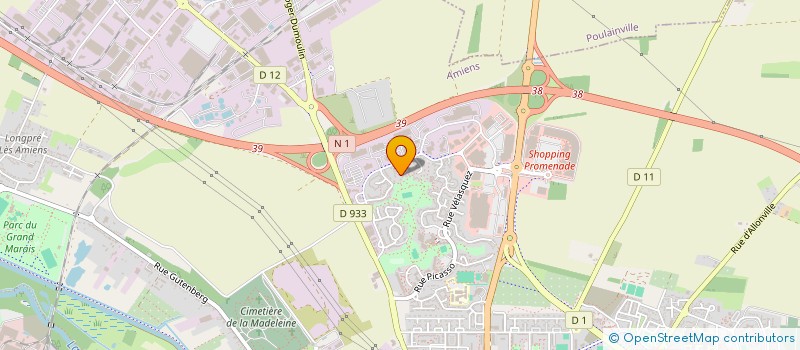 localisation de l'entreprise LES ACCROS DU MAMBO à AMIENS