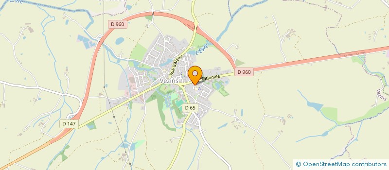 localisation de l'entreprise LES ACCROSCENES VEZINAIS  VEZINS