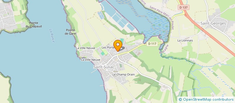 localisation de l'entreprise LES ACCUEILLETTES  SAINT-GUINOUX