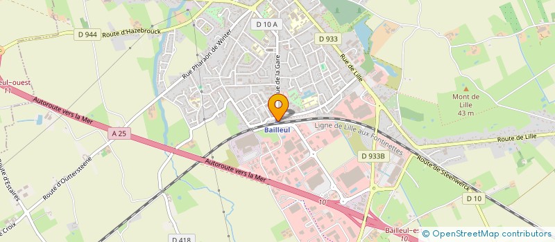 localisation de l'entreprise LES ACHARNES à BAILLEUL