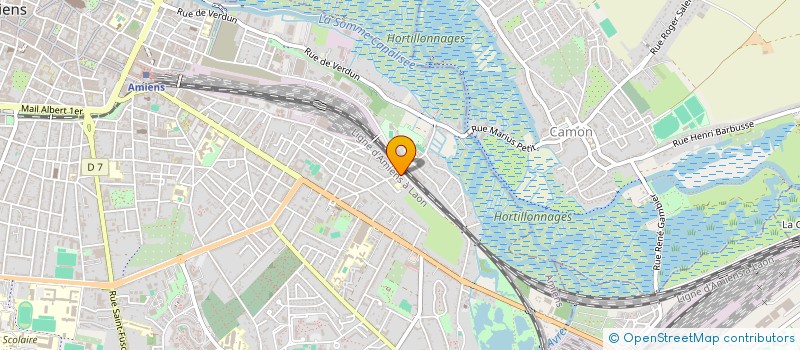 localisation de l'entreprise LES ACHEULEENS  AMIENS