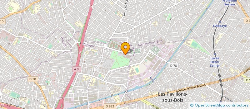 localisation de l'entreprise LES ACIERS PARISIENS à BONDY