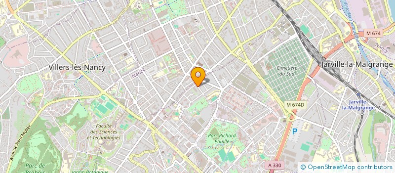 localisation de l'entreprise LES ACOBATES JONGLEURS TOMBES DU BOCAL  VANDUVRE-LES-NANCY