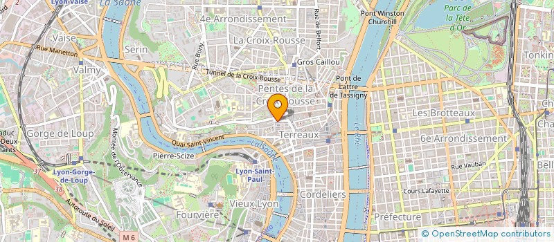 localisation de l'entreprise LES ACOLYTES à CALUIRE-ET-CUIRE