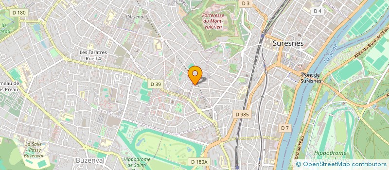 localisation de l'entreprise LES ACQUEVILLES à SURESNES