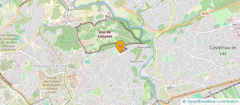 localisation de l'entreprise LES ACROBATES à MONTPELLIER