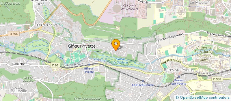localisation de l'entreprise LES ACROBATES AMOUREUX à GIF-SUR-YVETTE