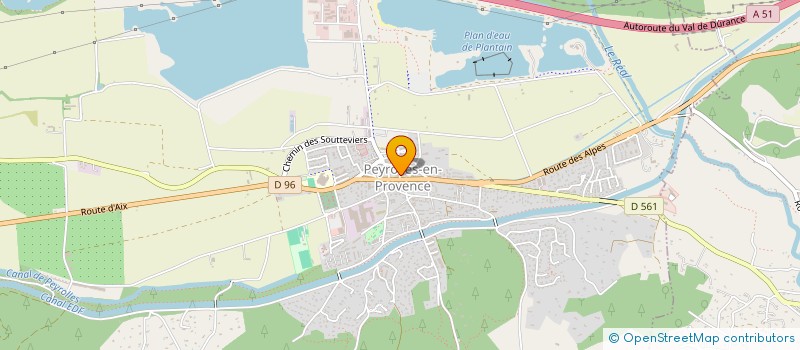 localisation de l'entreprise LES ACTEURS DE L IMPOSSIBLE  PEYROLLES-EN-PROVENCE