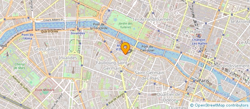 localisation de l'entreprise LES ACTEURS LIBRES ASSOCIES  PARIS