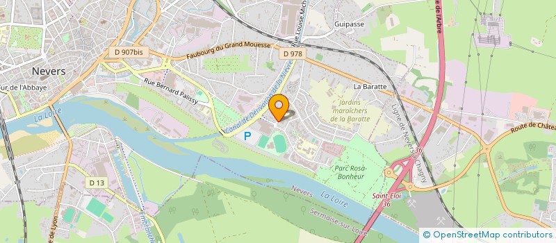 localisation de l'entreprise LES ACTEURS SOLIDAIRES EN MARCHE à NEVERS