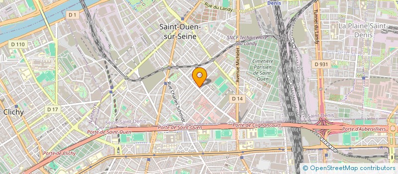 localisation de l'entreprise LES ACTIVITES DE BECASSINE STR à SAINT-OUEN-SUR-SEINE
