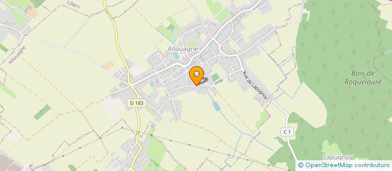 localisation de l'entreprise LES ACTIVITES DU REVEILLON  ALLOUAGNE