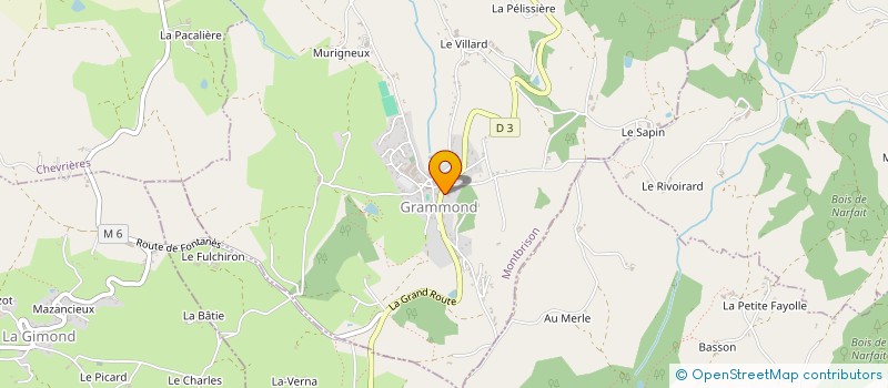 localisation de l'entreprise LES ACTIVITES DU YANG SHENG  GRAMMOND