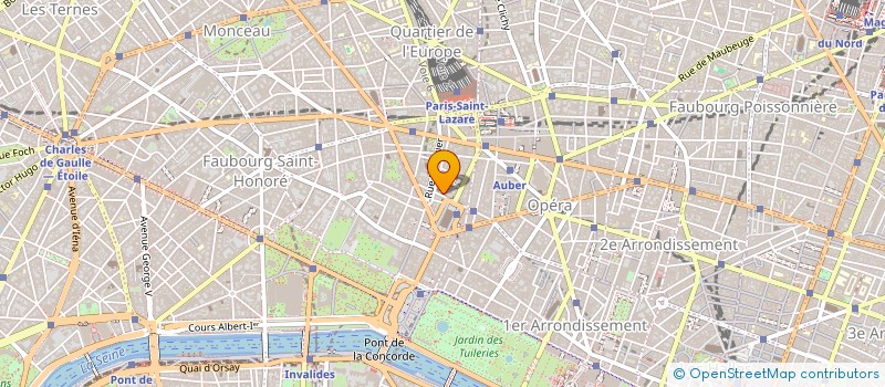 localisation de l'entreprise LES ACTUAIRES DE DAUPHINE  PARIS