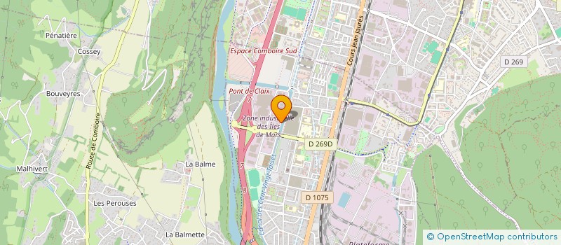 localisation de l'entreprise LES ADHESIFS DU DRAC SARL à LE PONT-DE-CLAIX