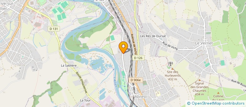 localisation de l'entreprise LES ADONIS  ABREST