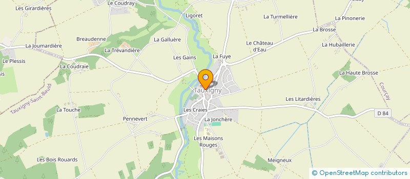 localisation de l'entreprise LES ADVEN'TOURS à TAUXIGNY-SAINT-BAULD