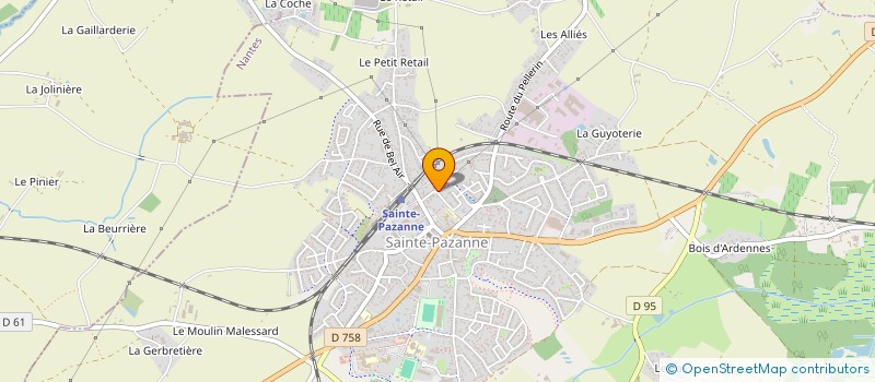 localisation de l'entreprise LES AEROPLANES à SAINTE-PAZANNE